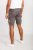 D555 Melton Cotton Cargo Shorts Grey - Shorts - Grote Maten Korte Broeken Heren