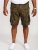 D555 Woobridge Camo Cotton Cargo Shorts - Shorts - Grote Maten Korte Broeken Heren