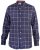 D555 Townsville Check Button Down Collar Shirt Navy - Hemden - Overhemden Grote Maten Heren