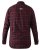 D555 Holton Dark Red Checked Flannel Shirt - Hemden - Overhemden Grote Maten Heren