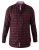 D555 Holton Dark Red Checked Flannel Shirt - Hemden - Overhemden Grote Maten Heren