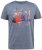 D555 Sharnbrook Electric Legends Guitar Print T-Shirt - T-shirts - Grote Maten T-shirts Heren
