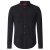 D555 Donnie Long Sleeve Jersey Shirt Black - Hemden - Overhemden Grote Maten Heren