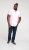 D555 James Short Sleeve Oxford Shirt Pink - Hemden - Overhemden Grote Maten Heren