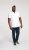 D555 James Short Sleeve Oxford Shirt White - Hemden - Overhemden Grote Maten Heren