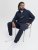 Jack & Jones Vesterbro trainingspak navyblauw - Sweaters & hoodies - Sweaters & Hoodies Grote Maten Heren