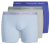 Jack & Jones Jacnorrebro Effen Boxershorts 3-Pack Blauw - Ondergoed & zwem - Grote Maten Ondergoed Heren