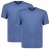 Adamo 129420 T-shirt 2-pack Denimblauw - T-shirts - Grote Maten T-shirts Heren