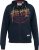 D555 WORCESTER Full Zip Hoody With Brooklyn Chest Print - Sweaters & hoodies - Sweaters & Hoodies Grote Maten Heren