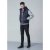 D555 Willie Hooded Quilted Jacket with Fleece sleeves - Jassen - Grote Maten Herenjassen