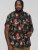 D555 LENNOX Hawaiian AO Print Shirt Black - Hemden - Overhemden Grote Maten Heren