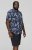 D555 FINLEY Hawaiian AO Print Shirt Navy - Hemden - Overhemden Grote Maten Heren