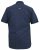 D555 BRODY S/S Micro AO Print Shirt Navy - Hemden - Overhemden Grote Maten Heren