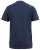 D555 COOK Trio Of Skulls Printed Crew Neck T-Shirt Slate Blue - T-shirts - Grote Maten T-shirts Heren