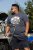 D555 COOK Trio Of Skulls Printed Crew Neck T-Shirt Slate Blue - T-shirts - Grote Maten T-shirts Heren