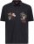 Adamo DURBAN Regular fit Polo Shirt Black - Polo shirts - Grote Maten Poloshirts Heren