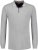 Adamo Peter Comfort fit Long sleeve Polo Grey - Polo shirts - Grote Maten Poloshirts Heren