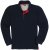 Adamo Peter Comfort fit Long sleeve Polo Navy - Polo shirts - Grote Maten Poloshirts Heren