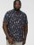 D555 BARRATT Guitar AO Printed Button Down Collar S/S Shirt - Hemden - Overhemden Grote Maten Heren