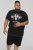 D555 BINGHAM State Of Miami Printed Crew Neck T-Shirt Black - T-shirts - Grote Maten T-shirts Heren