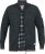 D555 ABERDARE Knitted Zip Through Sweater With Bonded Check Lining Charcoal Marl - Sweaters & hoodies - Sweaters & Hoodies Grote Maten Heren