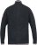 D555 ABERDARE Knitted Zip Through Sweater With Bonded Check Lining Charcoal Marl - Sweaters & hoodies - Sweaters & Hoodies Grote Maten Heren