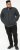 D555 ABERDARE Knitted Zip Through Sweater With Bonded Check Lining Charcoal Marl - Sweaters & hoodies - Sweaters & Hoodies Grote Maten Heren