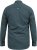 D555 MORGAN Micro AOP Long Sleeve Shirt With Concealed Button Down Collar Navy - Hemden - Overhemden Grote Maten Heren