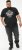 D555 MALCOM Snake And Roses Printed Crew Neck T-Shirt Black - T-shirts - Grote Maten T-shirts Heren