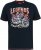 D555 JAGGER Legends Motor Bike Printed Crew Neck T-Shirt Navy - T-shirts - Grote Maten T-shirts Heren