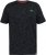 D555 ORSTON Reno Fabric Crew Neck T-Shirt With Chest Embroidery Black Reno - T-shirts - Grote Maten T-shirts Heren