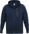 D555 GABRIEL Couture Zip Through Hoody With Reversible Zips Navy - Sweaters & Hoodies - Sweaters & Hoodies Grote Maten Heren