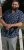 D555 Farnborough Short Sleeve Guitar AOP Shirt With Hidden Button Down Black - Hemden - Overhemden Grote Maten Heren