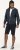 D555 Ealing Lightweight Zip Through Jacket With Zip Pockets Navy - Jassen - Grote Maten Herenjassen