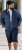 D555 Ealing Lightweight Zip Through Jacket With Zip Pockets Navy - Jassen - Grote Maten Herenjassen