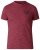 D555 Chalmer Couture Space Dye T-shirt Red - T-shirts - Grote Maten T-shirts Heren