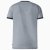D555 Howie Fine Stripe T-shirt Grey - T-shirts - Grote Maten T-shirts Heren