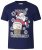 D555 Naughty X-mas T-shirt Navy - T-shirts - Grote Maten T-shirts Heren