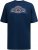 D555 Cheltenham Record With Reflection Printed T-shirt French Navy - T-shirts - Grote Maten T-shirts Heren