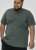 D555 Poole Circle Wave Printed Crew Neck T-shirt Khaki - T-shirts - Grote Maten T-shirts Heren