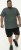 D555 Poole Circle Wave Printed Crew Neck T-shirt Khaki - T-shirts - Grote Maten T-shirts Heren
