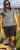 D555 Poole Circle Wave Printed Crew Neck T-shirt Khaki - T-shirts - Grote Maten T-shirts Heren