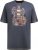 D555 Stockport Multi Coloured Guitar Printed T-Shirt Denim - T-shirts - Grote Maten T-shirts Heren