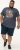 D555 Stockport Multi Coloured Guitar Printed T-Shirt Denim - T-shirts - Grote Maten T-shirts Heren
