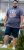 D555 Stockport Multi Coloured Guitar Printed T-Shirt Denim - T-shirts - Grote Maten T-shirts Heren