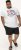 D555 SYDNEY Multi Coloured Bondi Beach Printed T-Shirt White - T-shirts - Grote Maten T-shirts Heren