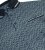D555 Woolwich AOP Polo Shirt With Ribbed Collar Blue - Polo shirts - Grote Maten Poloshirts Heren
