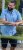 D555 Torquay AOP Short Sleeve Button Down Collar Shirt Blue Wave - Hemden - Overhemden Grote Maten Heren