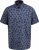 D555 Kettering Hawaiian Leaf AOP Short Sleeve Button Down Collar Shirt Denim - Hemden - Overhemden Grote Maten Heren