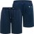 D555 Spalding Elasticated Waist Interlock Shorts Navy - Joggingbroeken & shorts - Joggingbroeken & Shorts Heren Grote Maten